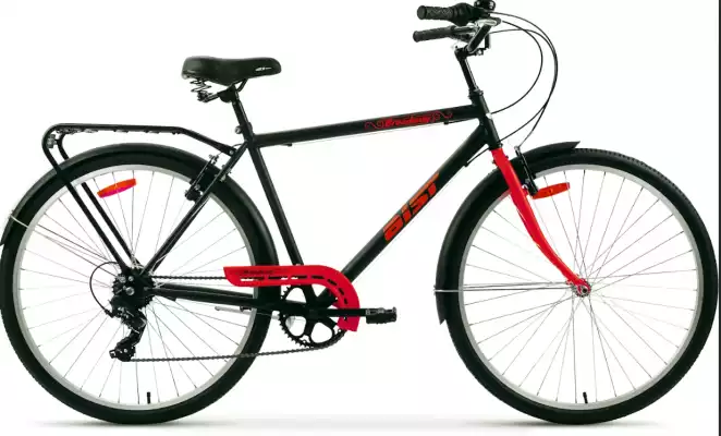 Велосипед AIST Broadway черно-красный